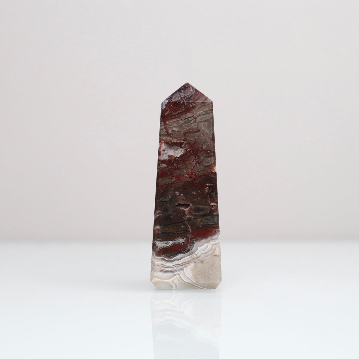 Mexican Lace Agate Tower 111