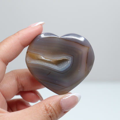Druzy Agate Heart | 7