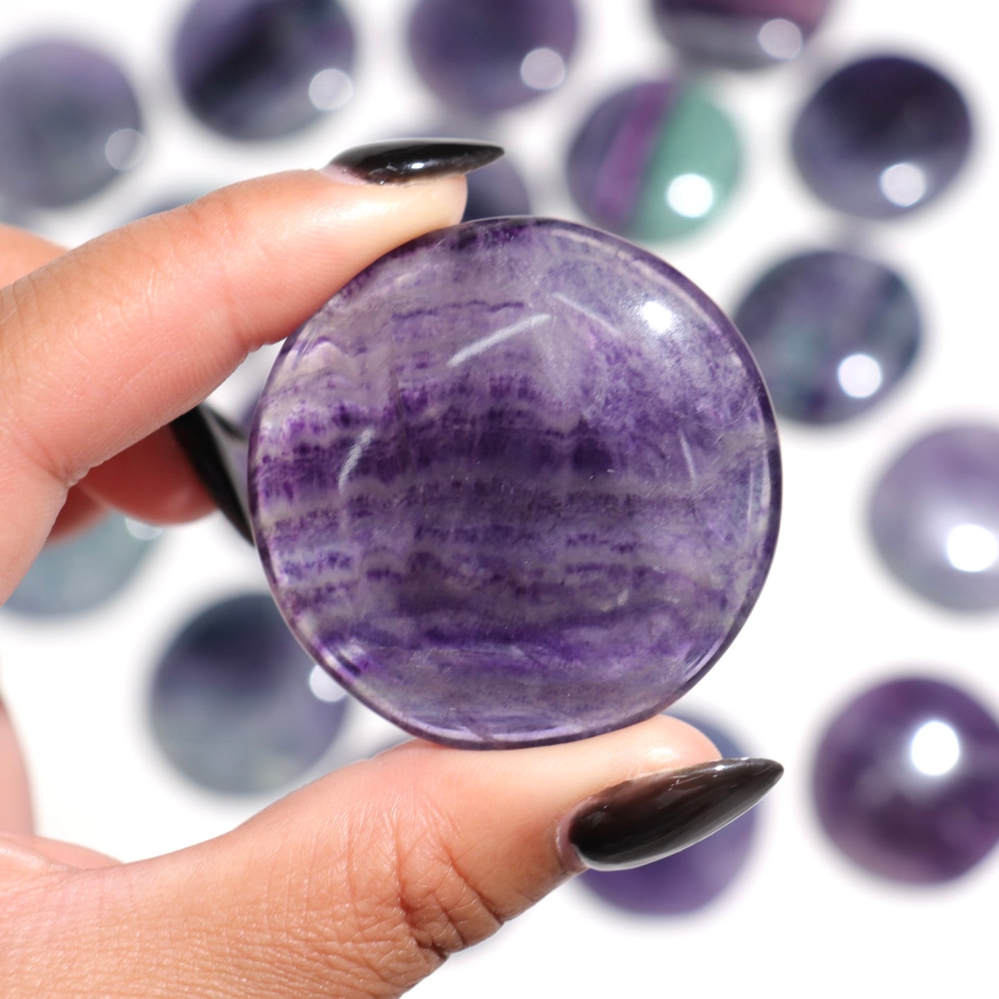 Fluorite Flat Stones