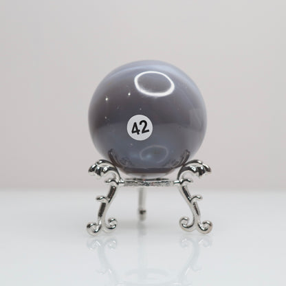 Orca Agate Sphere | 42