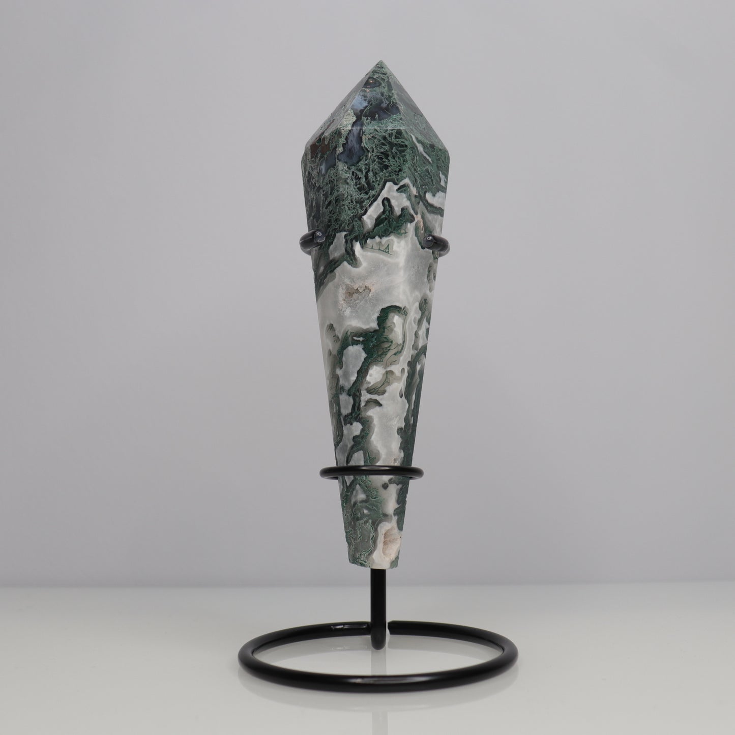 Moss Agate Wand 5