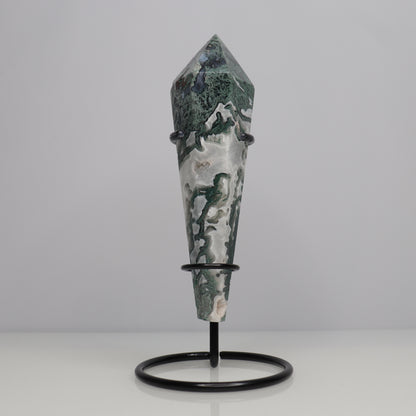 Moss Agate Wand 5
