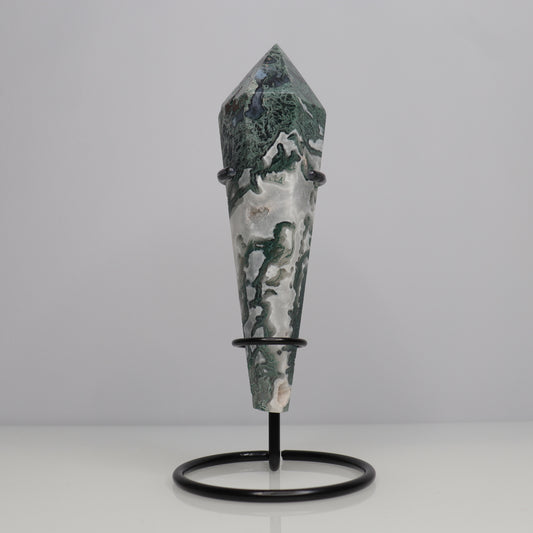 Moss Agate Wand 5