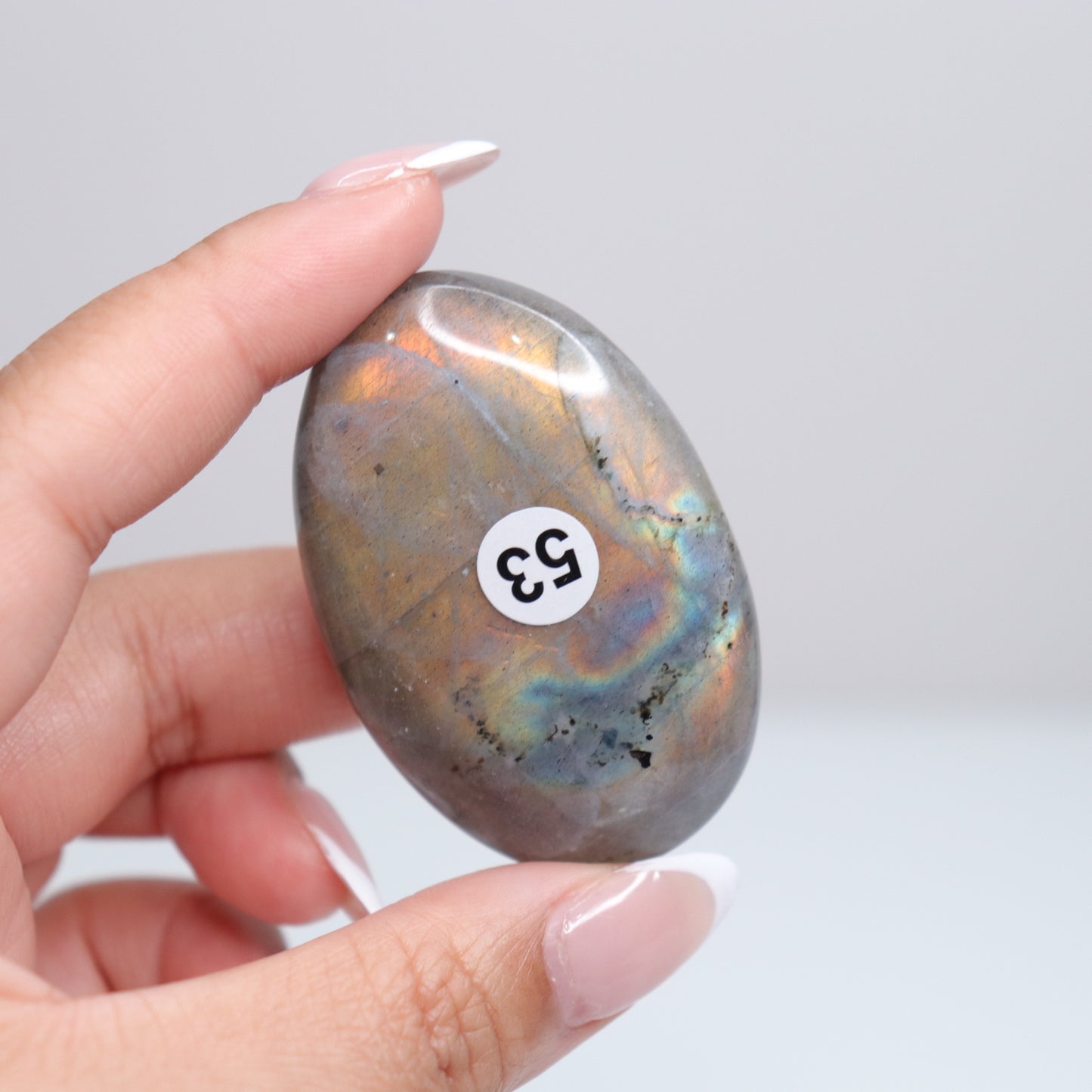 Labradorite Palm Stone 53