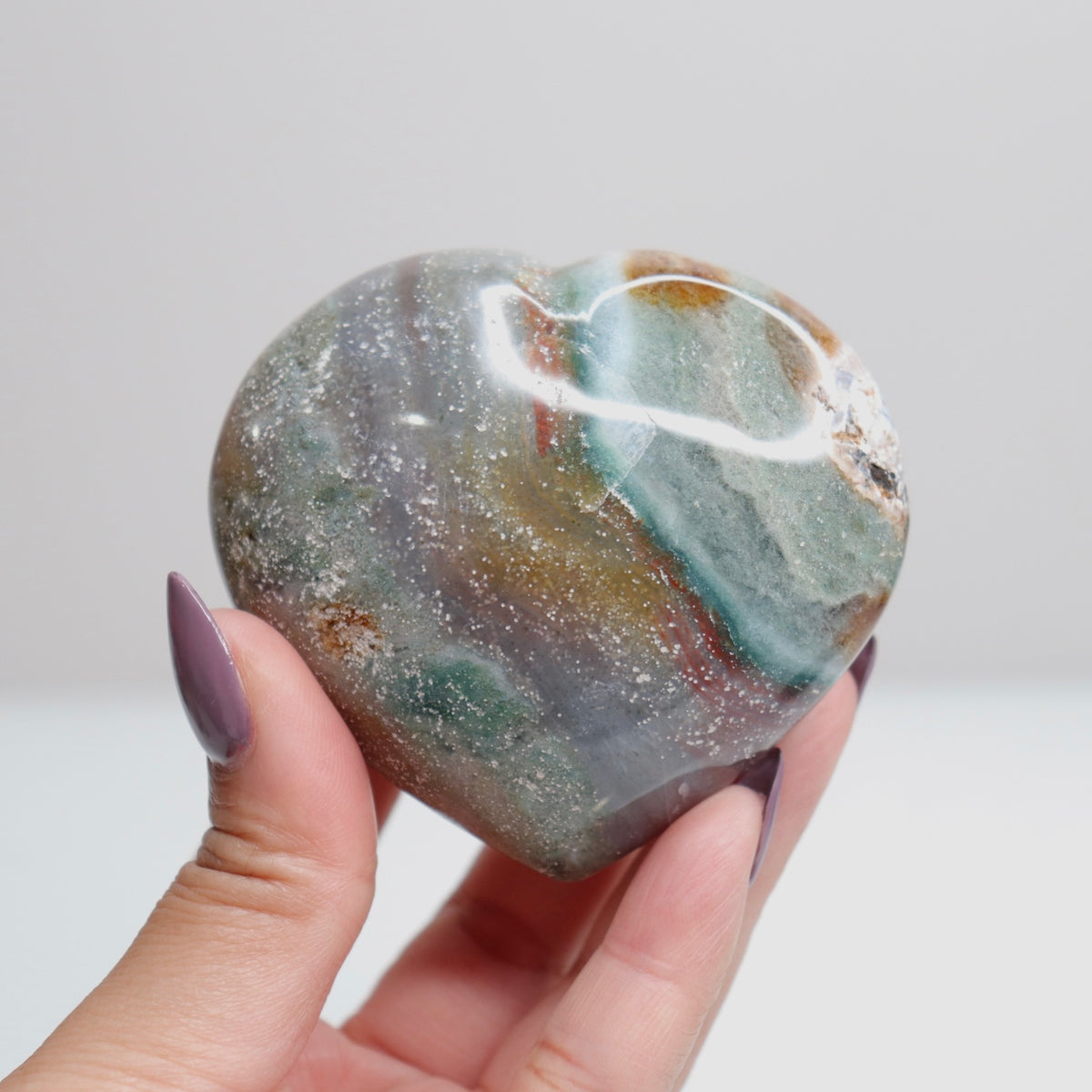 Ocean Jasper Heart 133