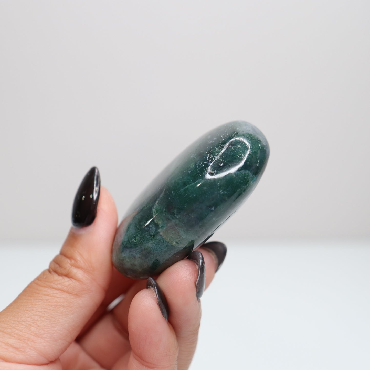 Moss Agate Palm Stone 31