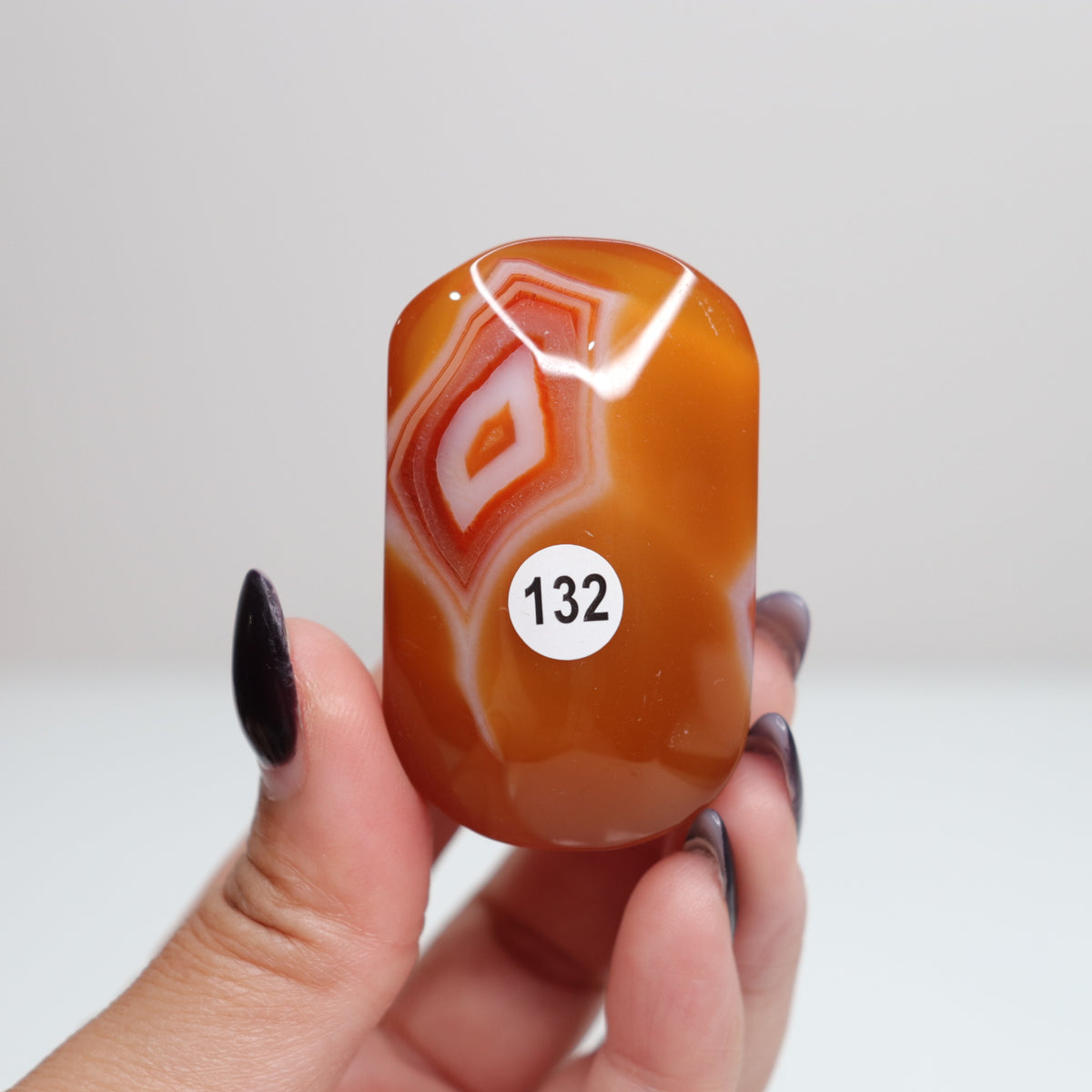 Carnelian Palm Stone | 132