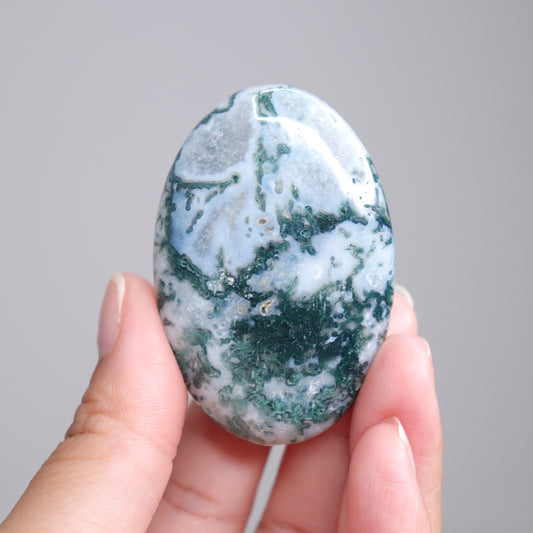 Moss Agate Palm Stone | 3