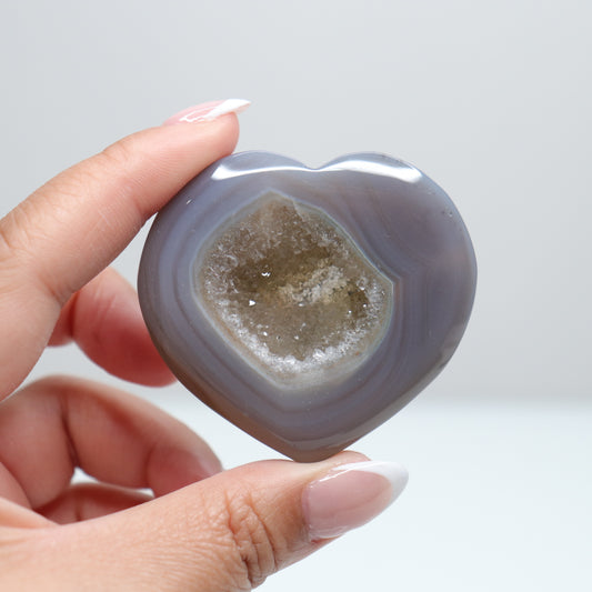 Druzy Agate Heart | 10