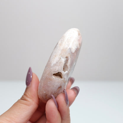 Pink Amethyst Palm Stone | 39
