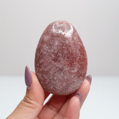 Pink Amethyst Palm Stone | 27
