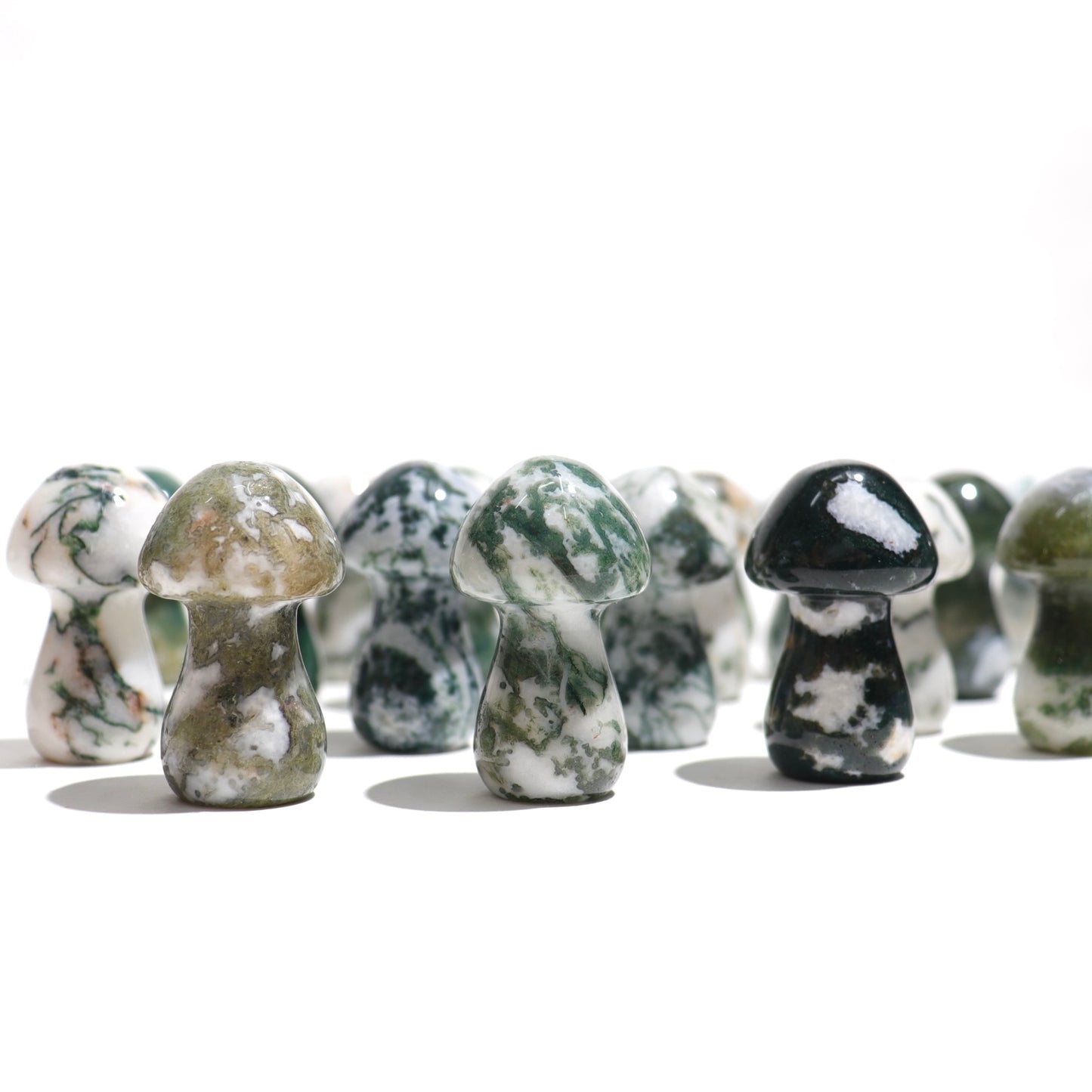 Moss Agate Mushrooms 🍄