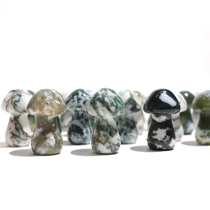 Moss Agate Mushrooms 🍄