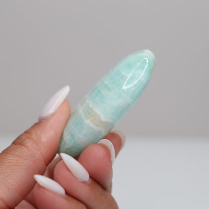 Caribbean Calcite Palm Stone | J