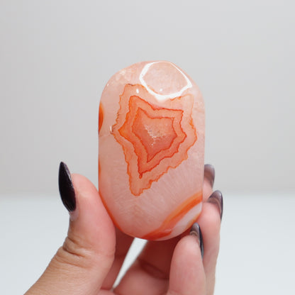 Carnelian Palm Stone 133