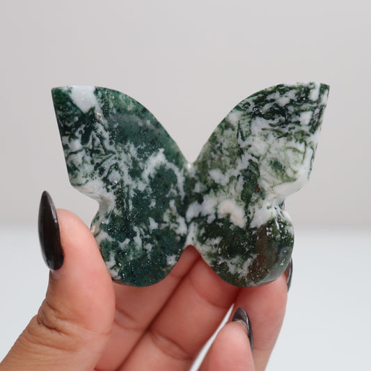 Moss Agate Butterfly 2