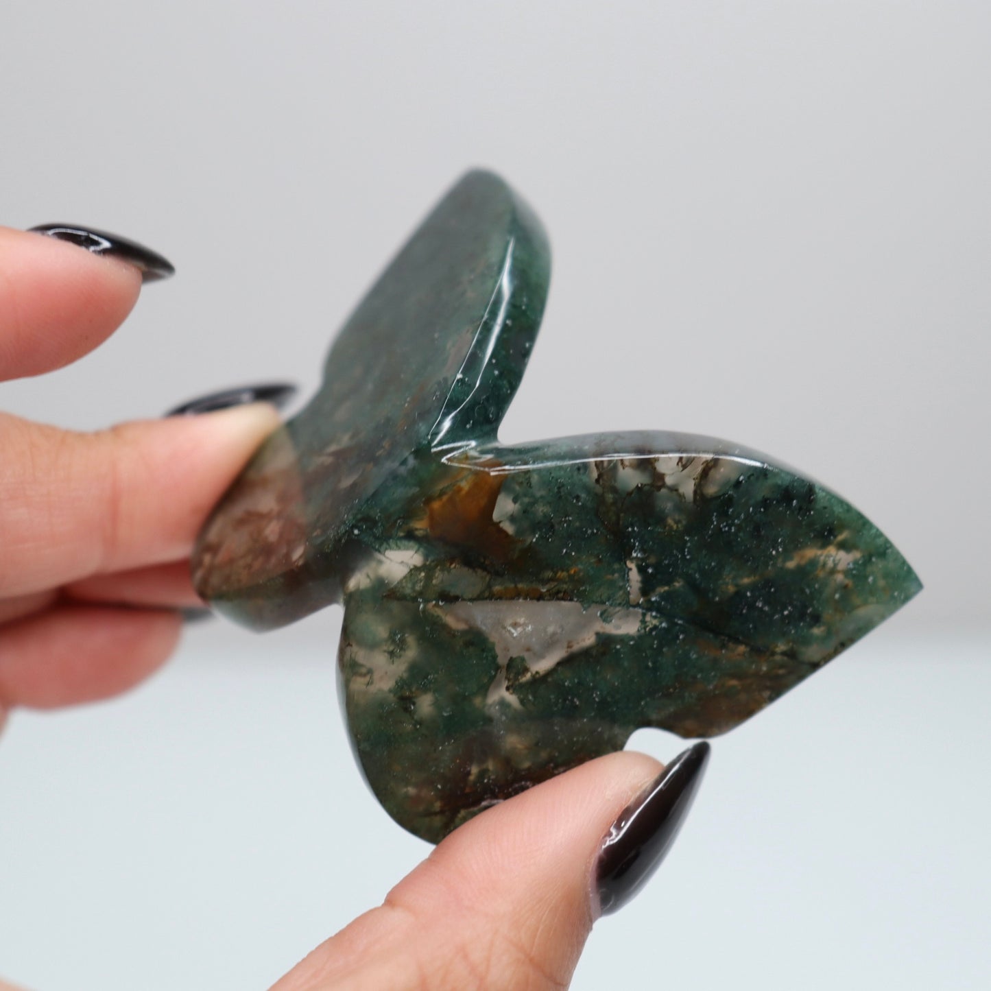 Moss Agate Butterfly 9