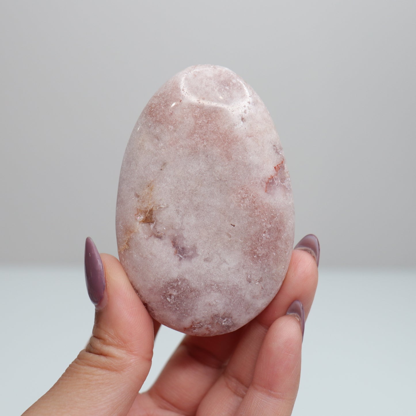 Pink Amethyst Palm Stone | 24