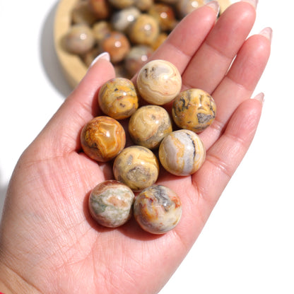 Crazy Lace Agate Mini Spheres