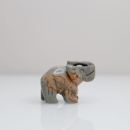 Polychrome Jasper Elephant | 8