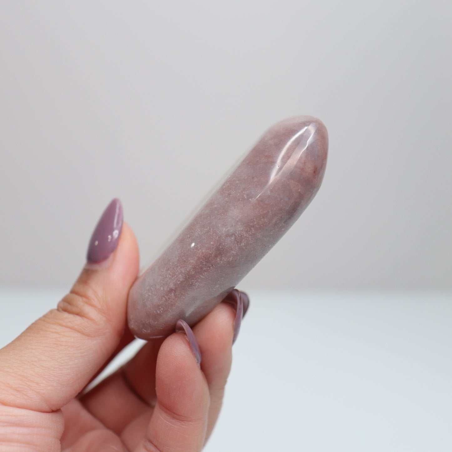 Pink Amethyst Palm Stone | 31