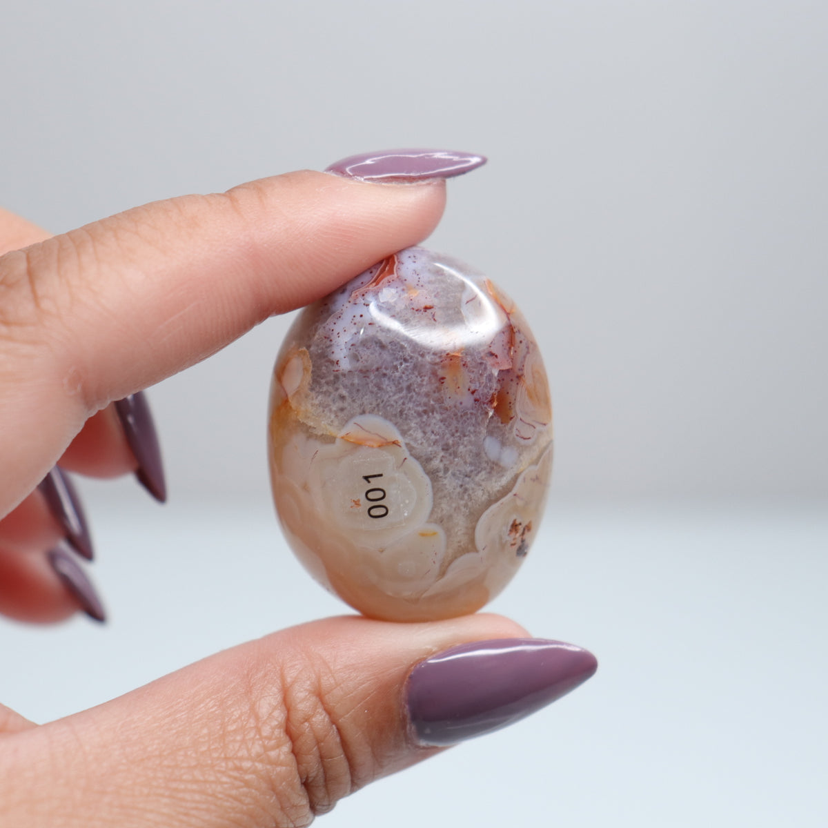 Malawi Agate Palm Stone 001