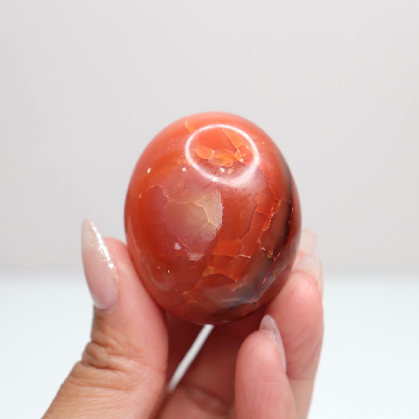 Carnelian Palm Stone 85