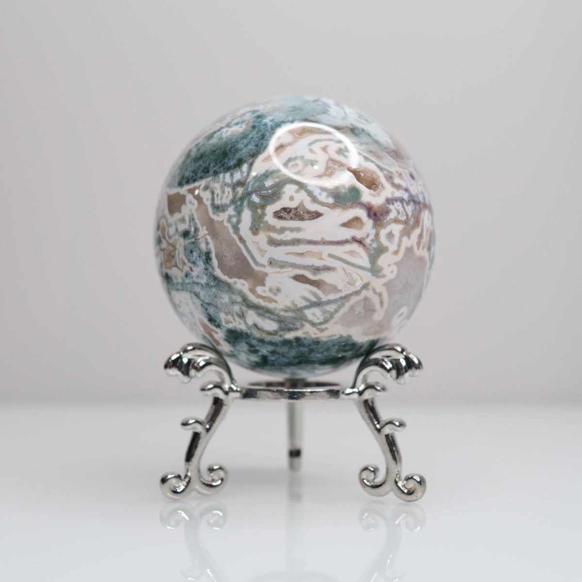 Moss Agate Sphere | 8