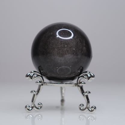 Silver Sheen Obsidian Sphere | 4
