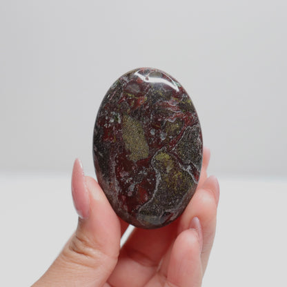 Dragon Bloodstone Palm Stone 43