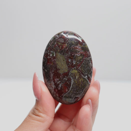 Dragon Bloodstone Palm Stone 43