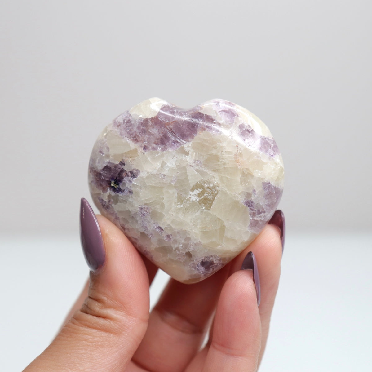 Fluorite & Calcite Heart 1