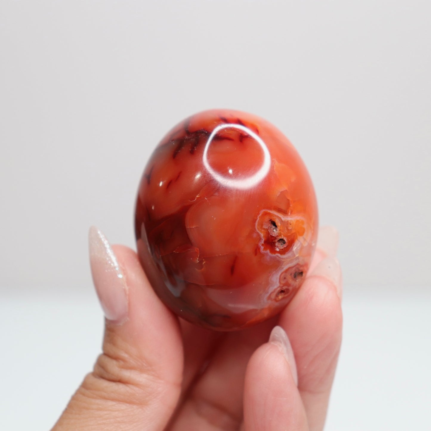 Carnelian Palm Stone 85