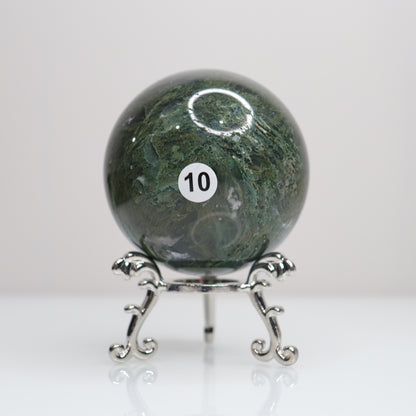 Moss Agate Sphere | 10*