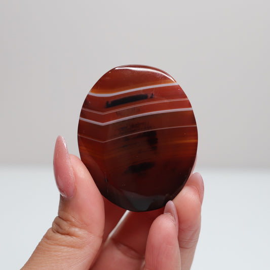 Sardonyx Palm Stone 53