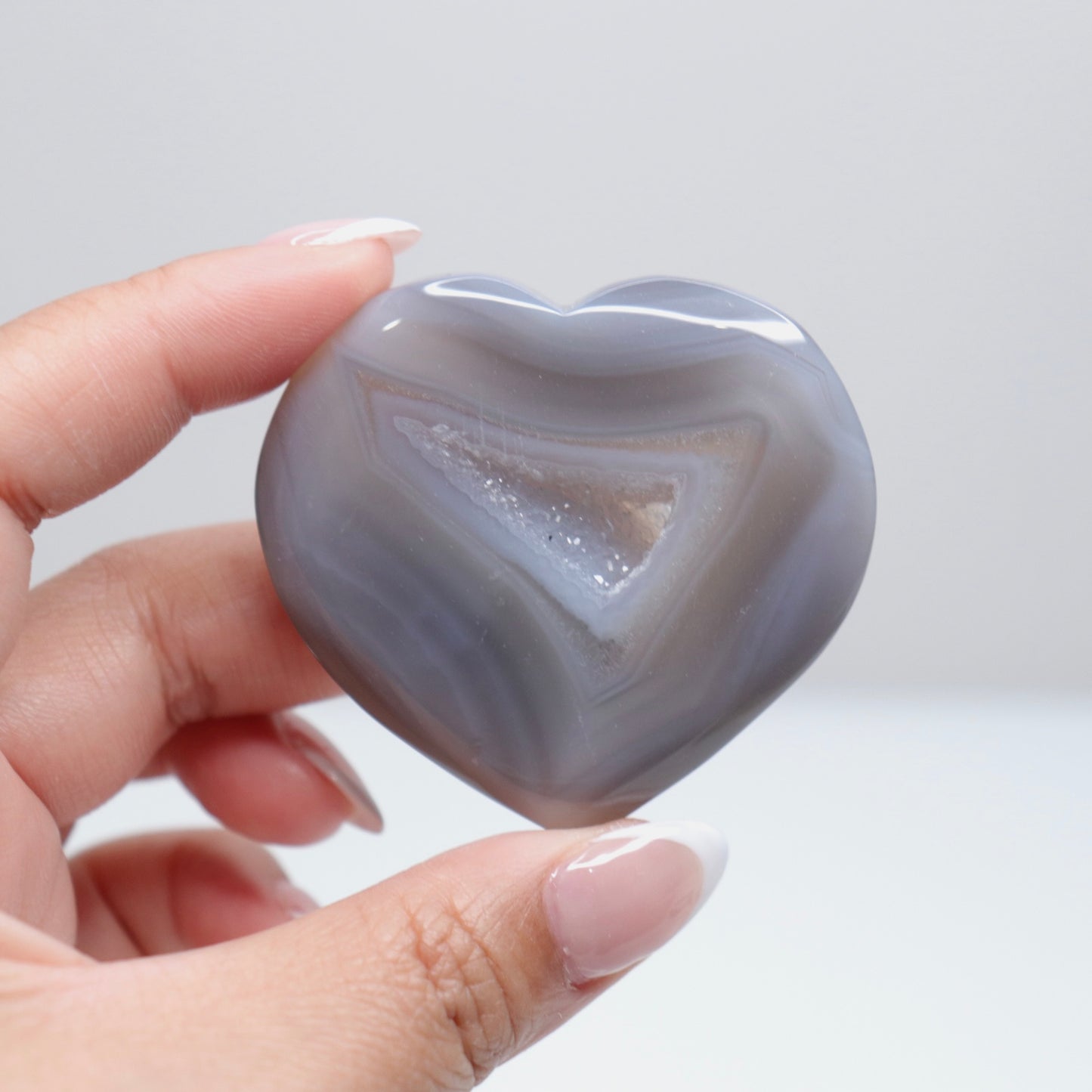 Druzy Agate Heart | 17
