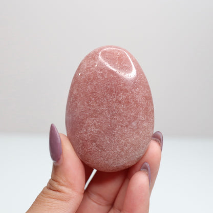Pink Amethyst Palm Stone | 16