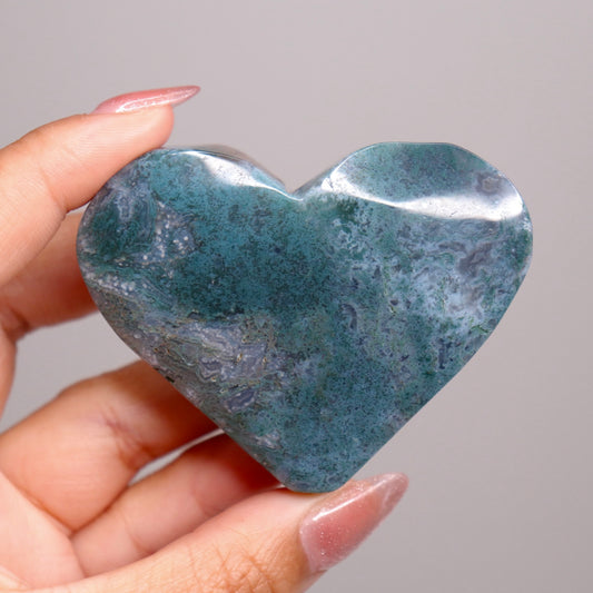 Moss Agate Heart | 27