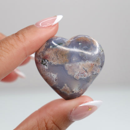Ocean Jasper Heart | E