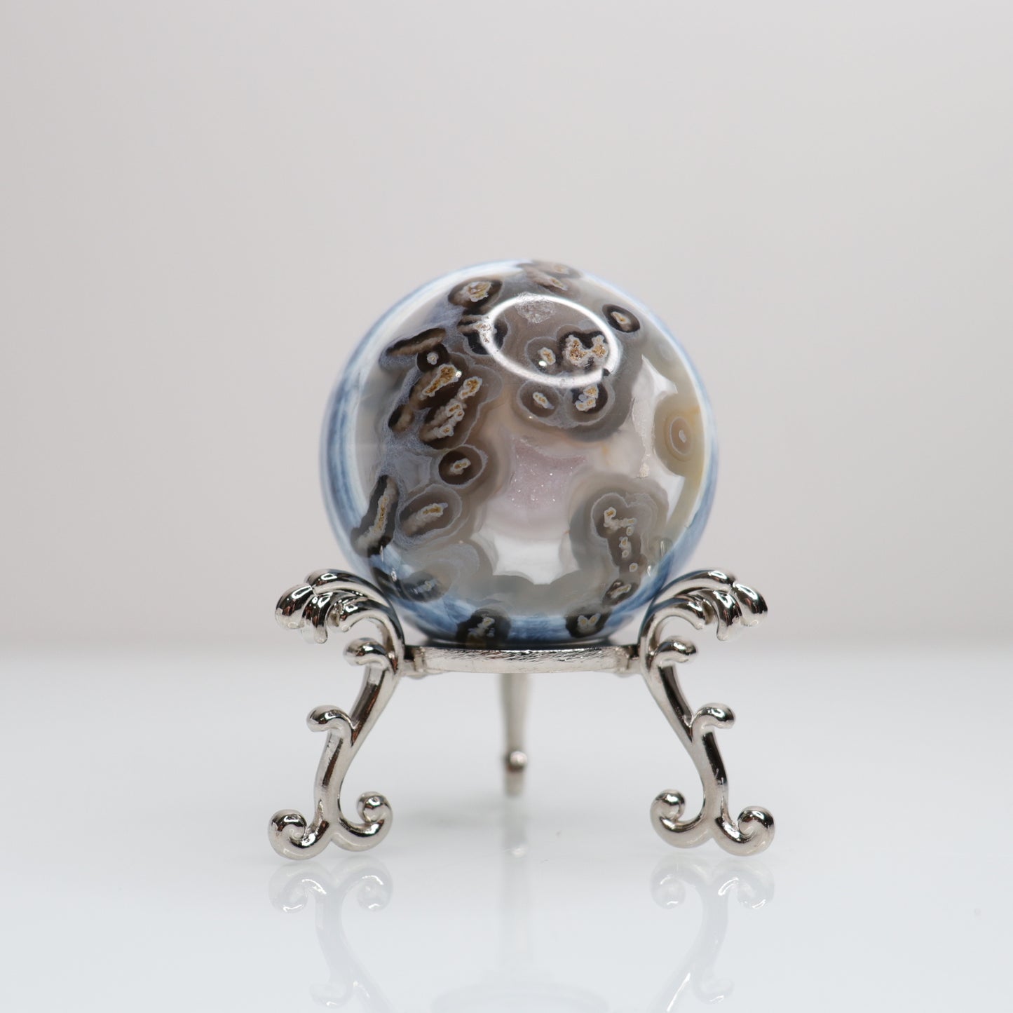 Blue Opal Sphere 2