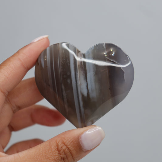 Banded Agate Heart | 1