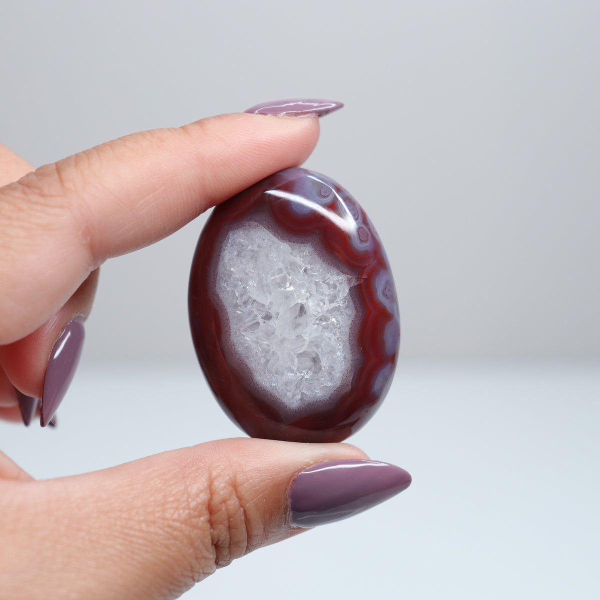 Malawi Agate Palm Stone 006