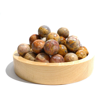 Crazy Lace Agate Mini Spheres