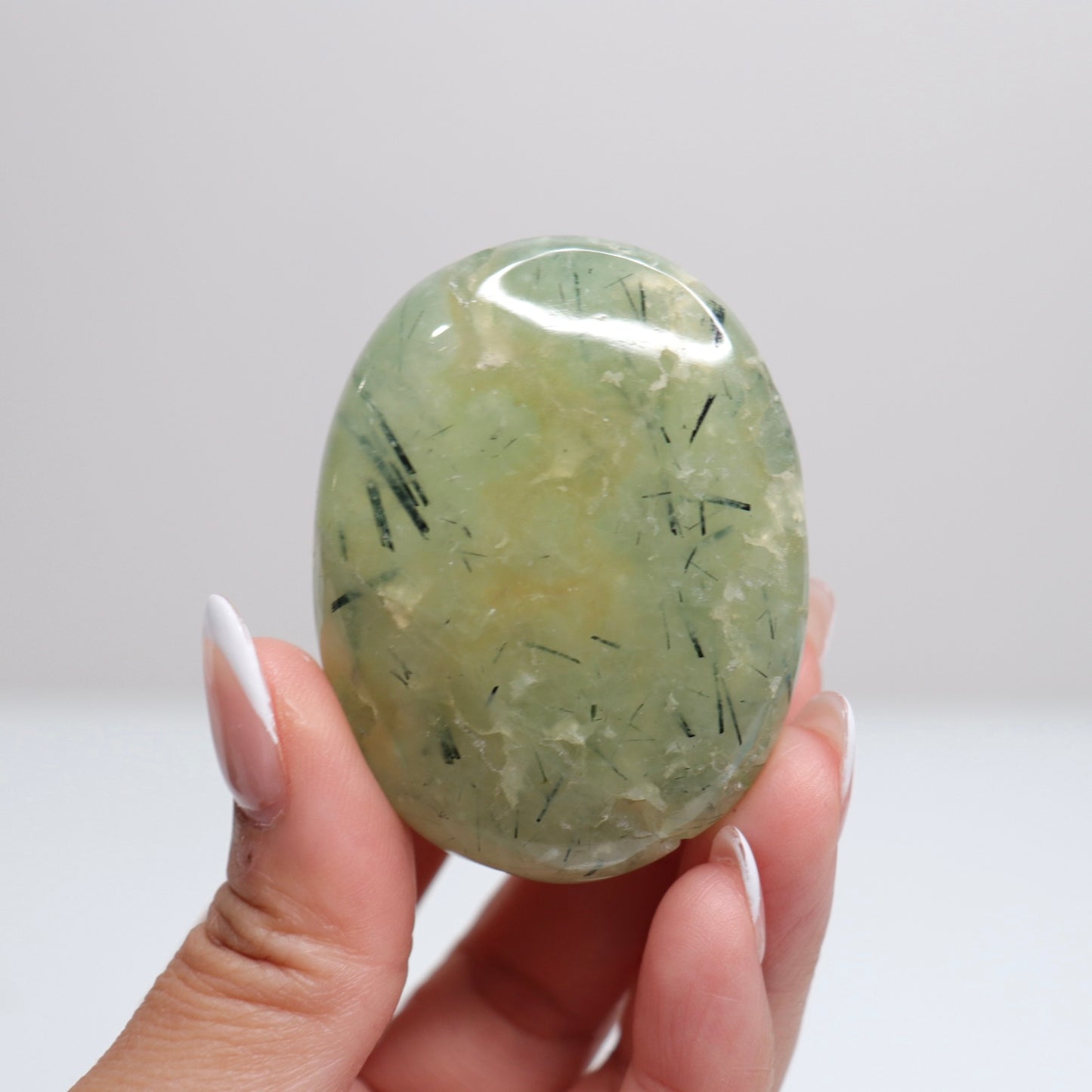 Prehnite Palm Stone 6
