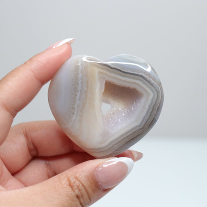 Druzy Agate Heart | 5