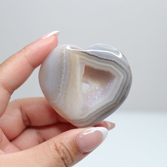 Druzy Agate Heart | 5