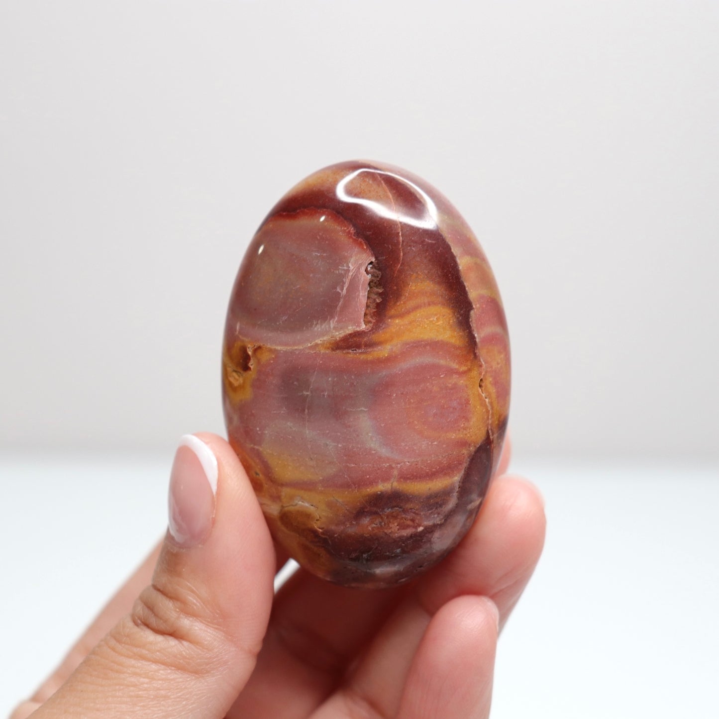 Rainbow Jasper Palm Stone | 14