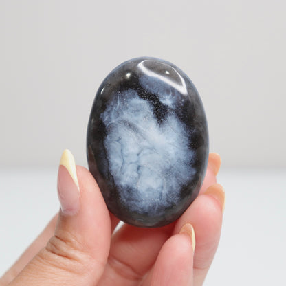 Blue Opal Palm Stone 1