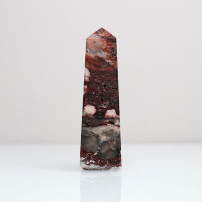 Mexican Lace Agate Tower 120