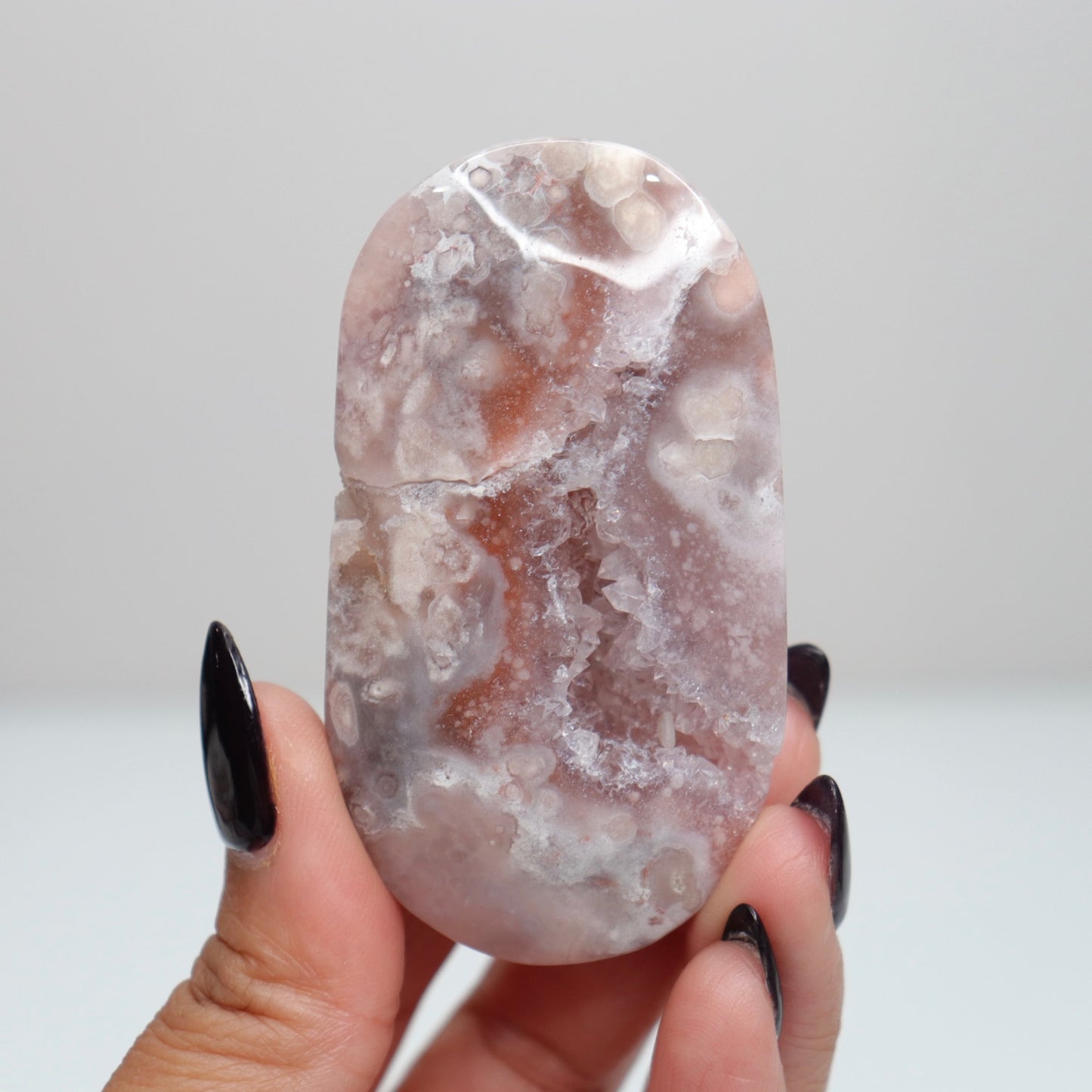 Flower Agate Palm Stone | 26